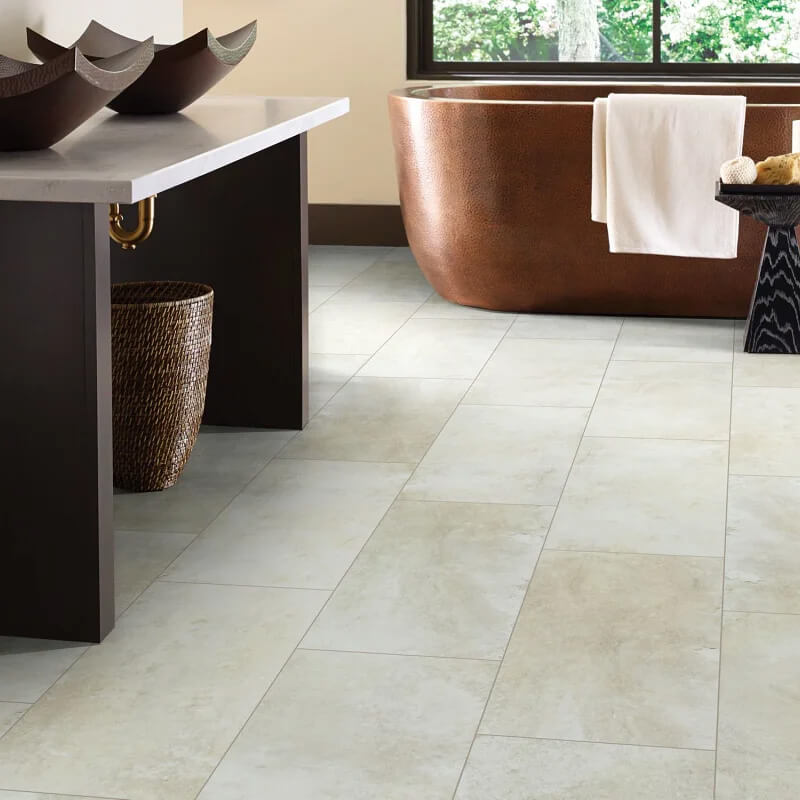 Luxury Vinyl Flooring for Bathrooms | Tom January Floors