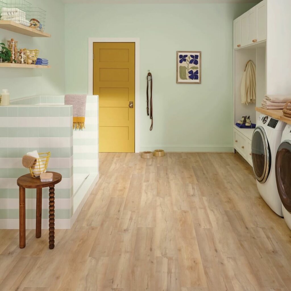 Laundry room flooring | Tom January Floors