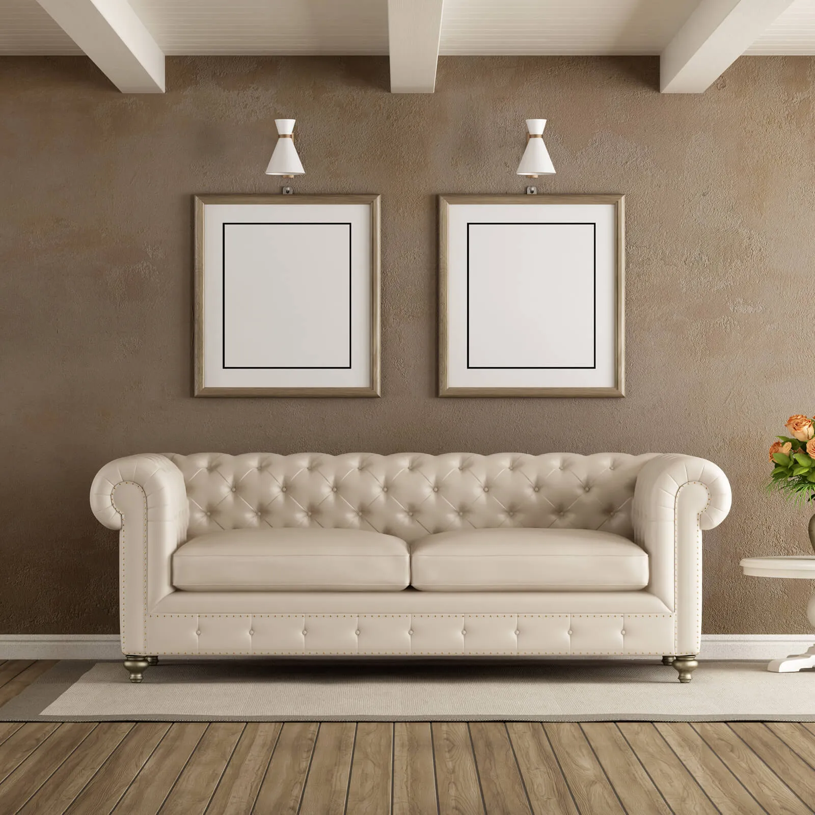 White sofa | Tom January Floors